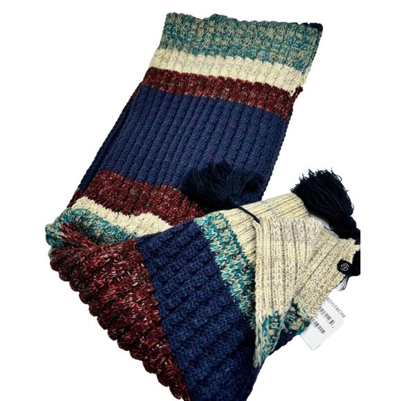 Treasure & Bond Women's Striped Long Tassel Scarf Multicolor One Size - Picture 14 of 16